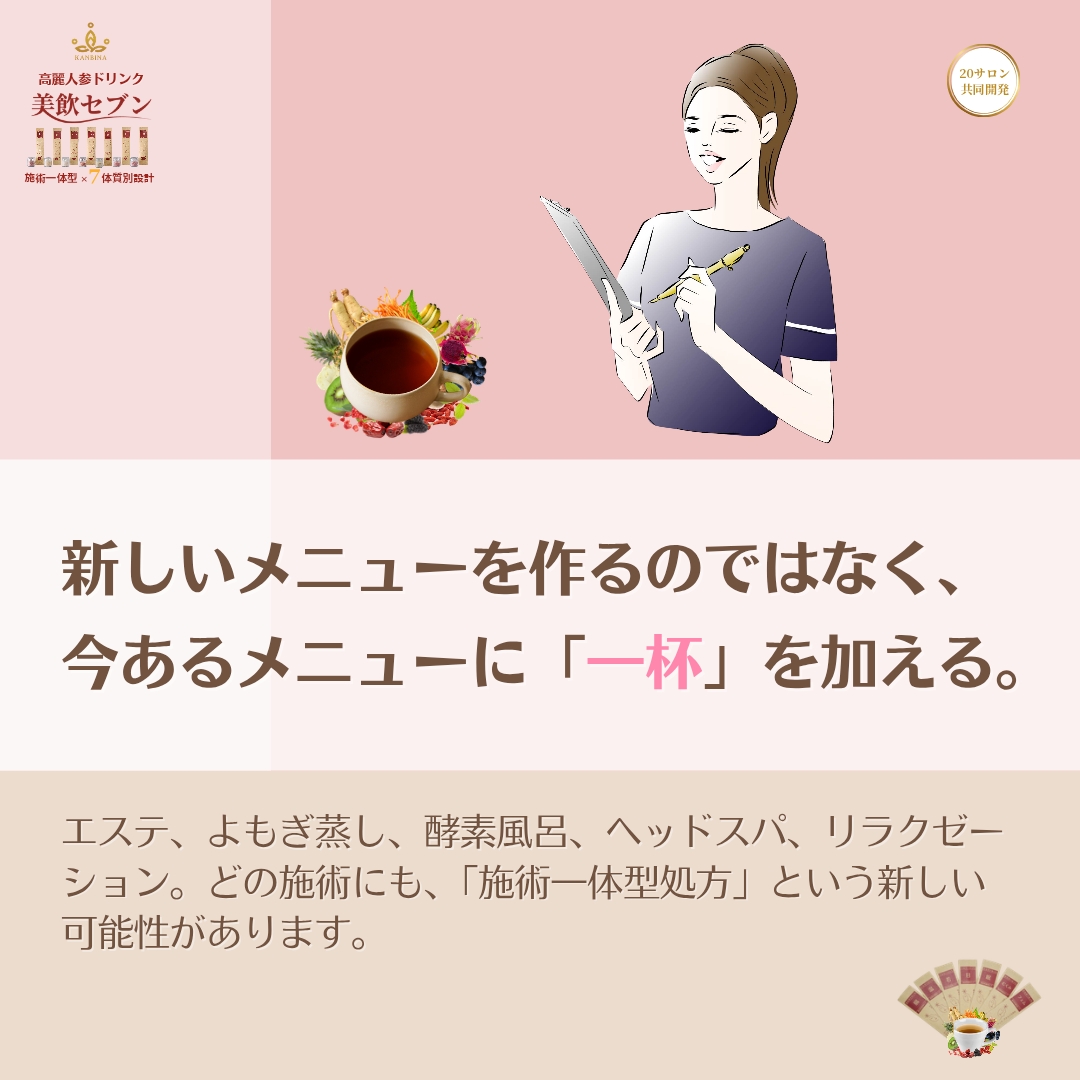 あなたのサロンなら、どのメニューから始めますか？