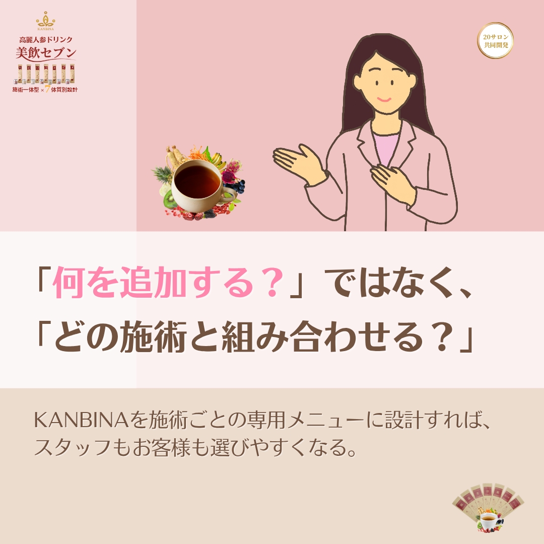 「セットメニュー」をつくると、提案はもっと簡単になる。