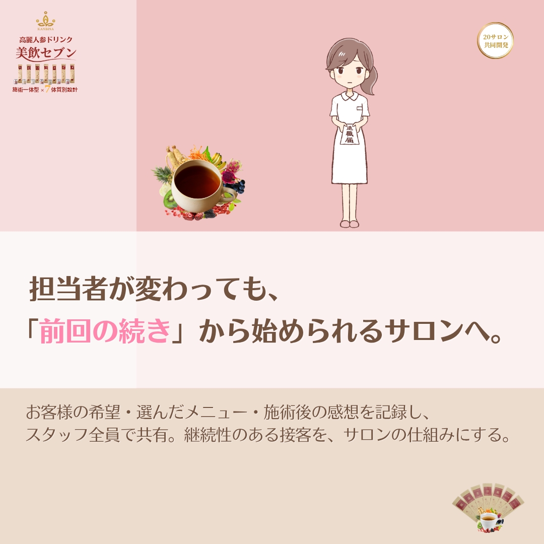 お客様に合わせた提案を、スタッフ全員で共有する方法。